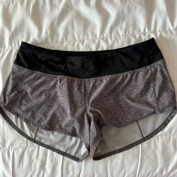 Grey Lululemon Speed Up Short - Picture 2 of 3